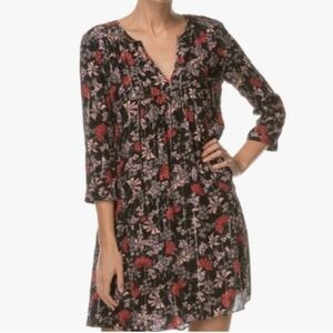 Ba&sh Women's Dress Multicolour Size Small Metallic Eve Floral Print Casual Mini